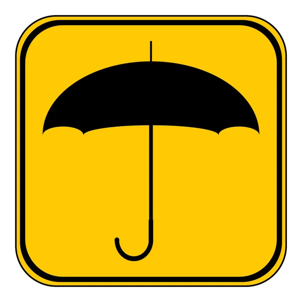 Bouton parapluie . — Image vectorielle