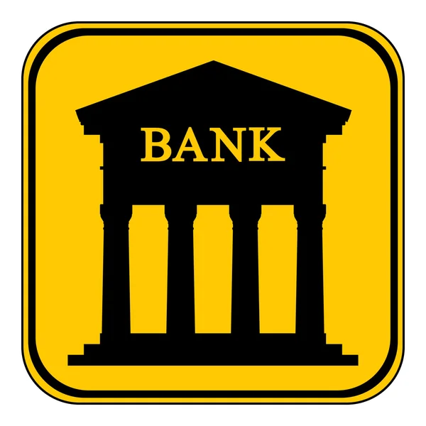 Botão de banco . — Vetor de Stock