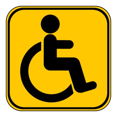 Engelli işareti düğmesi.