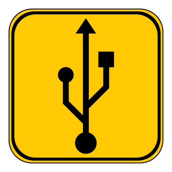 Pulsante flash USB . — Vettoriale Stock