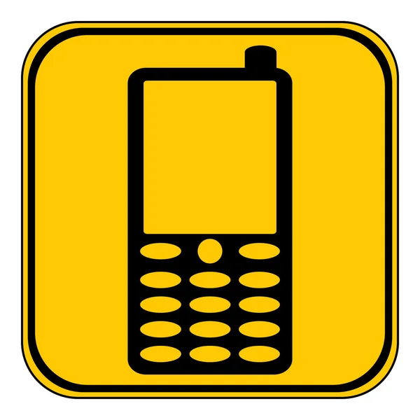 Telefoon knop. — Stockvector