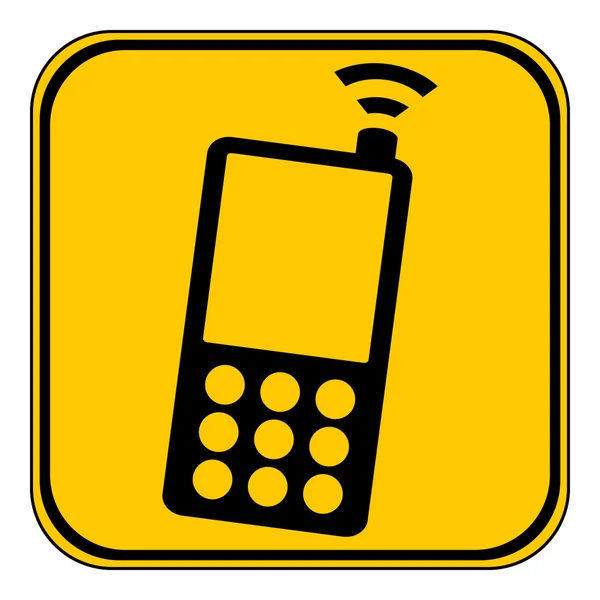 Telefoon knop. — Stockvector