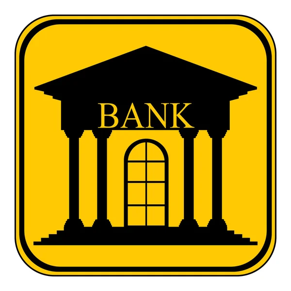 Botão de banco . — Vetor de Stock