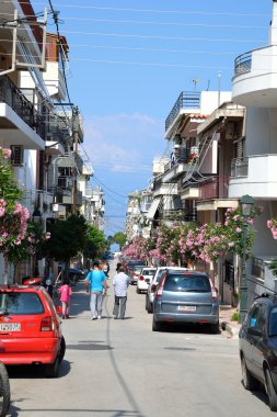 Loutraki sokakta.