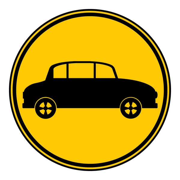 Bouton voiture . — Image vectorielle