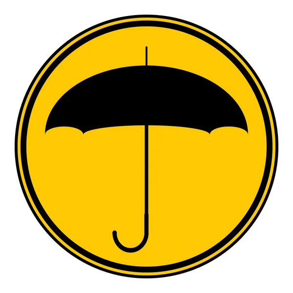 Paraplu knop. — Stockvector