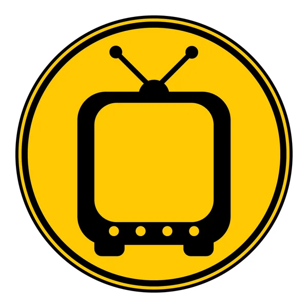 -TV-knop. — Stockvector