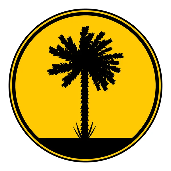 Bouton Palm . — Image vectorielle