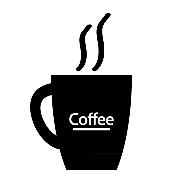 Ícone copo de café. — Vetor de Stock