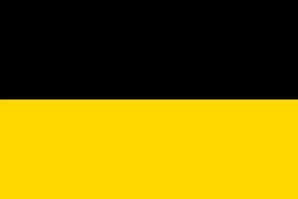 Baden-Wuerttemberg flagga. — Stock vektor