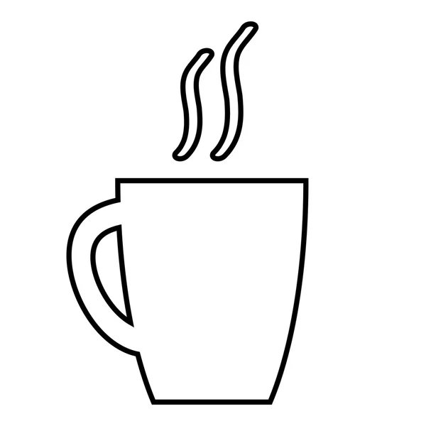 Coffee cup icon. — Stock Vector