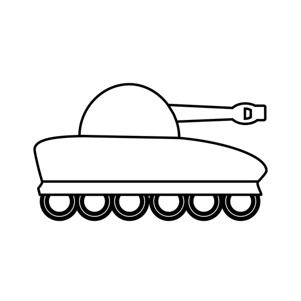 Panzer ikonen. — Stock vektor