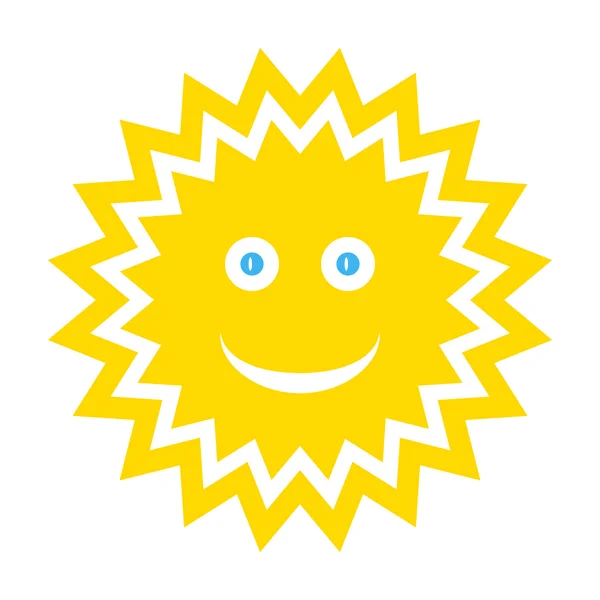 Icono del sol . — Vector de stock