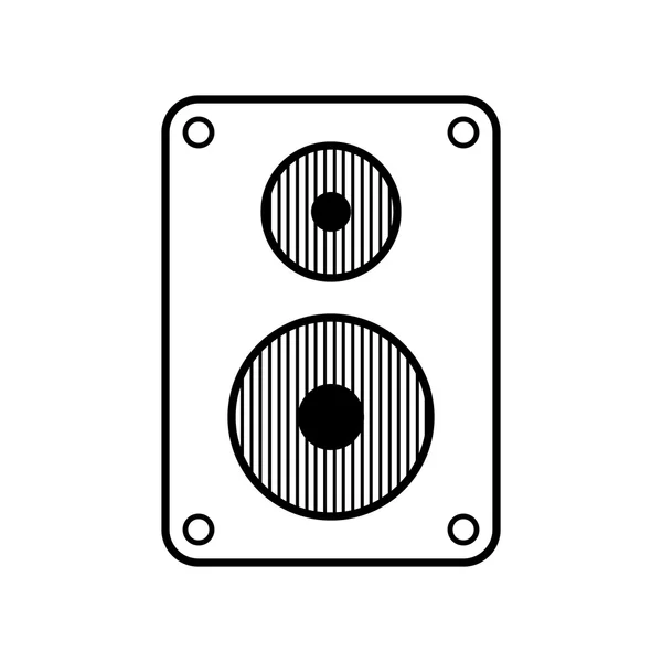 Icono del altavoz de audio . — Vector de stock