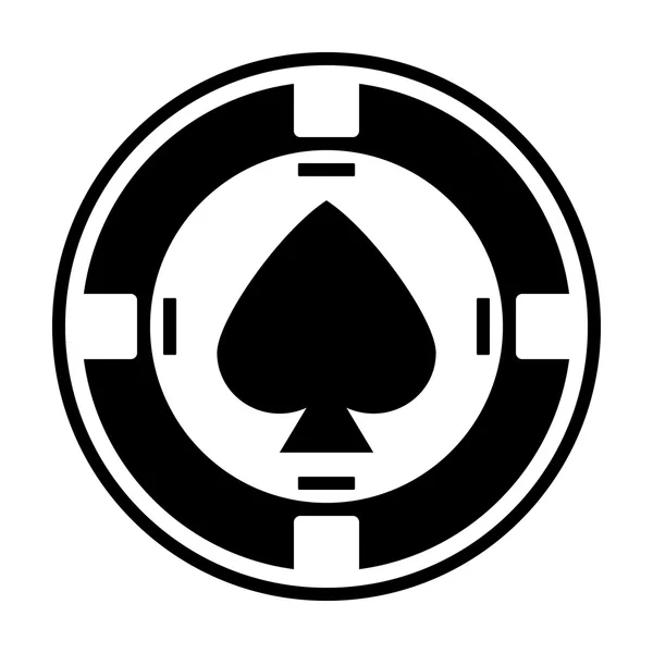 Puce de casino . — Image vectorielle