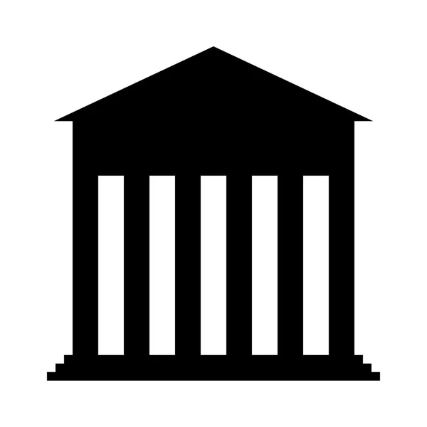 Icône de banque. — Image vectorielle