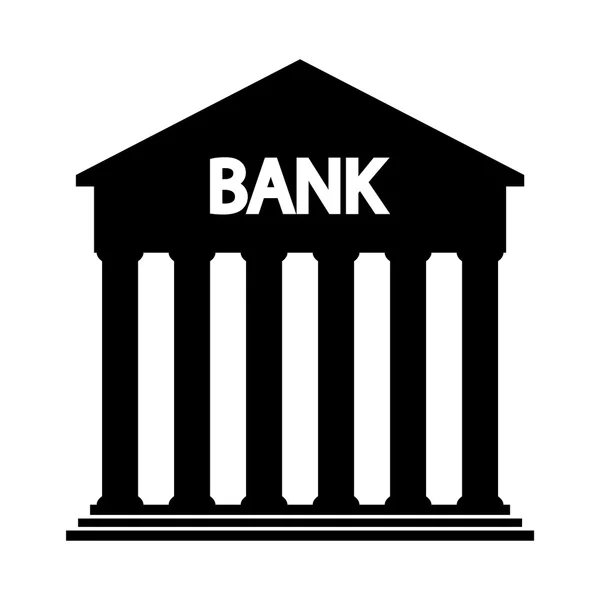 Icono del Banco. — Vector de stock