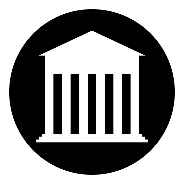 Icono del Banco. — Vector de stock