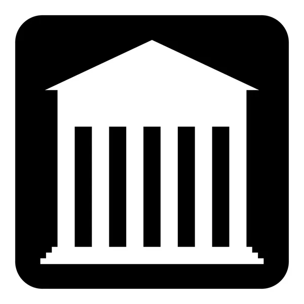 Icono del Banco. — Vector de stock