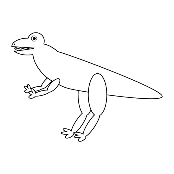 Δεινόσαυρος εικονίδιο. — Διανυσματικό Αρχείο