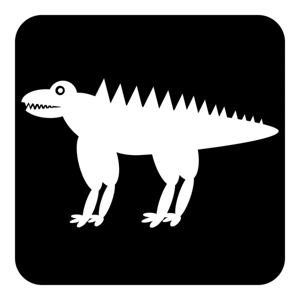Dinosaurie-ikonen. — Stock vektor