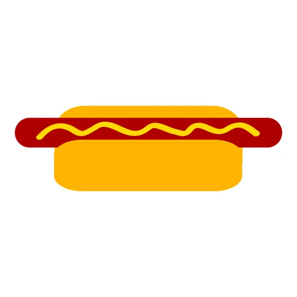 Hot dog icon. — Stock Vector