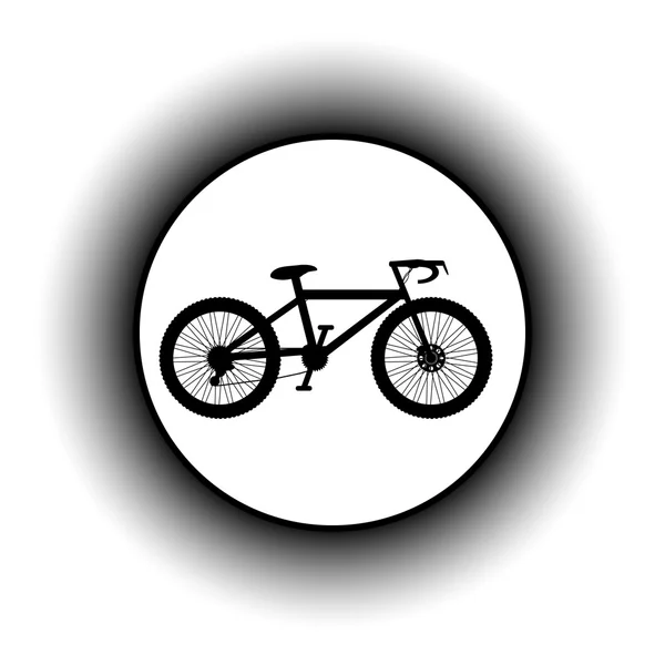 Botón bicicleta . — Vector de stock