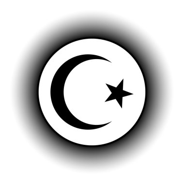 yıldız ve hilal düğmesi.