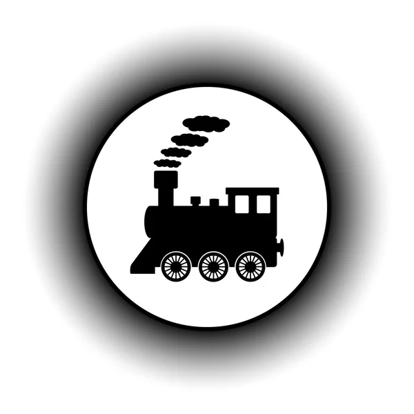 Locomotief knop. — Stockvector