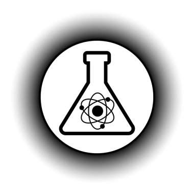 laboratuvar cam düğmesi.