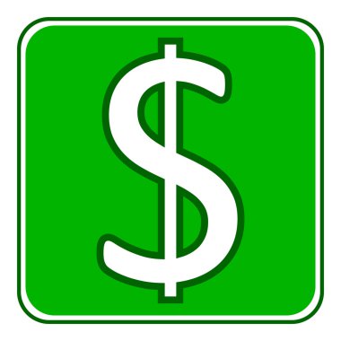 Doları düğmesi.