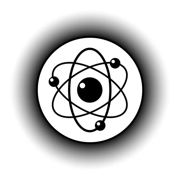 Botón átomo . — Archivo Imágenes Vectoriales