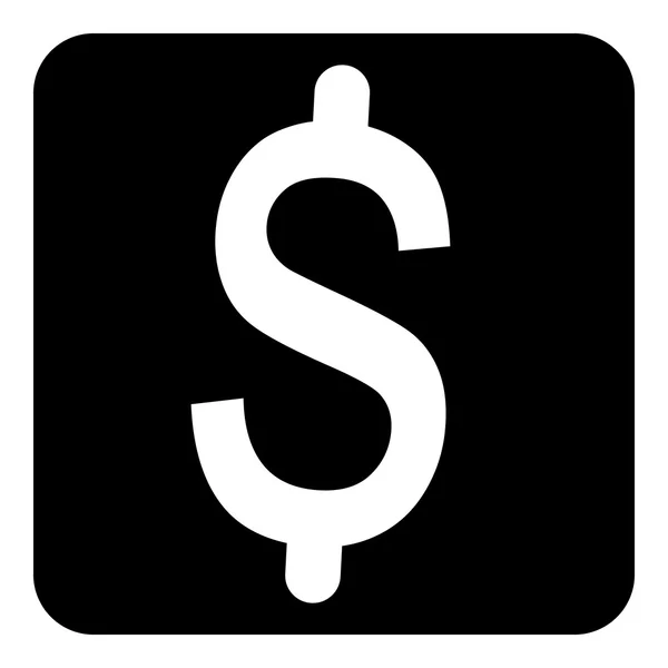 Bouton dollar . — Image vectorielle