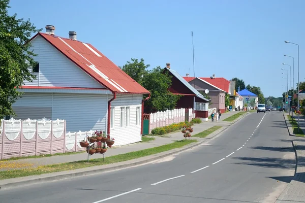 Uitzicht op straat in stolin. — Stockfoto