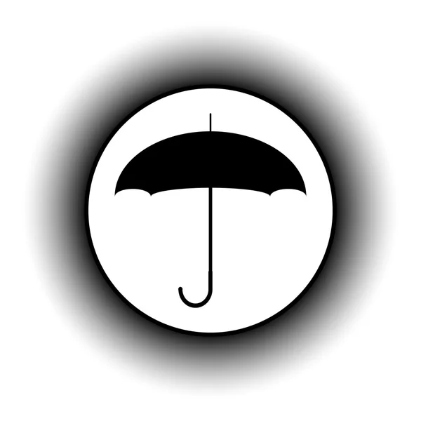 Botão guarda-chuva . — Vetor de Stock