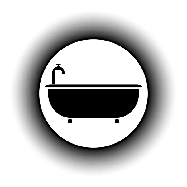 Botón de bañera . — Archivo Imágenes Vectoriales