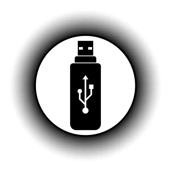 USB flash knop. — Stockvector