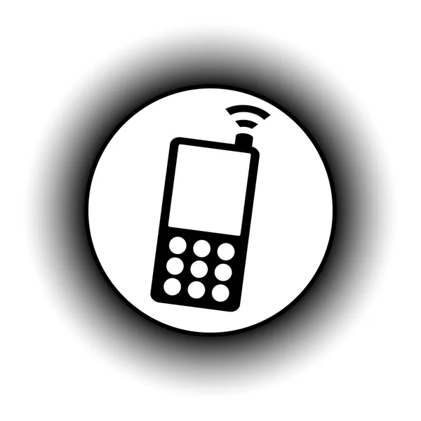 Bouton téléphone . — Image vectorielle