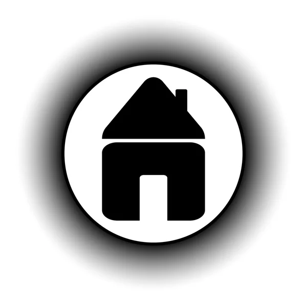 Knop Home symbool. — Stockvector