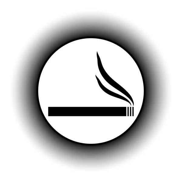 Cigarette button. — Stock Vector
