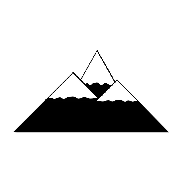 Icono de montañas . — Archivo Imágenes Vectoriales