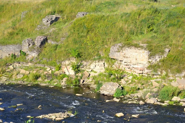 Widok z rzeką tosna. — Zdjęcie stockowe