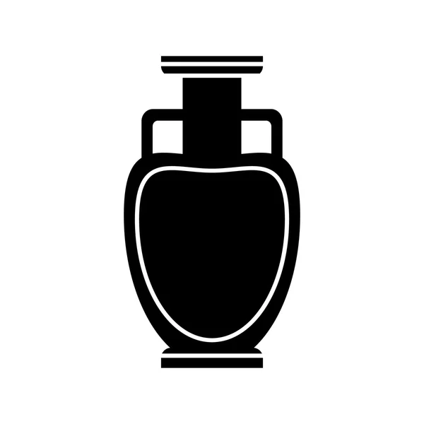 Ancient vase on white. — Stock Vector