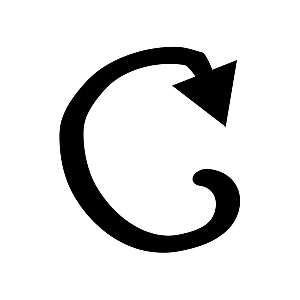 Répéter l'icône signe . — Image vectorielle