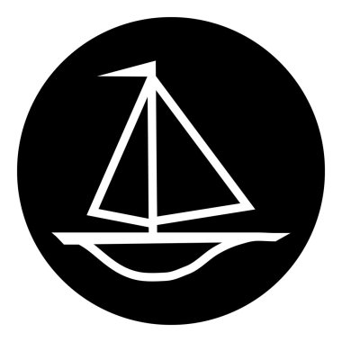 Beyaz gemi simgesini. 