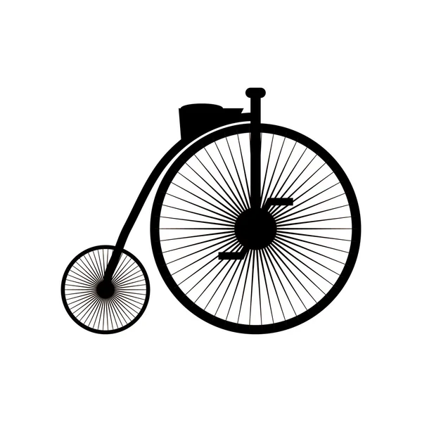 Ρετρό ποδήλατο εικονίδιο. — Διανυσματικό Αρχείο