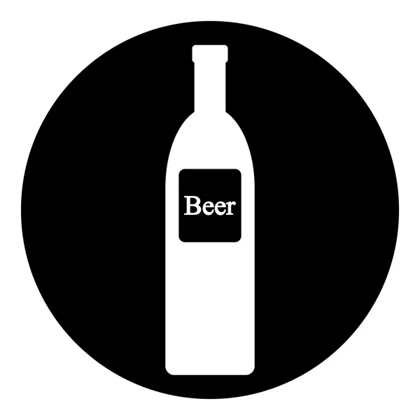 Icono de botella de cerveza. — Vector de stock