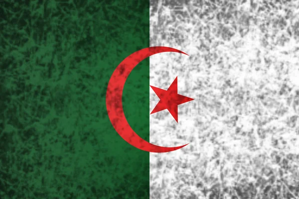 Flaf Algeriet — Stockfoto