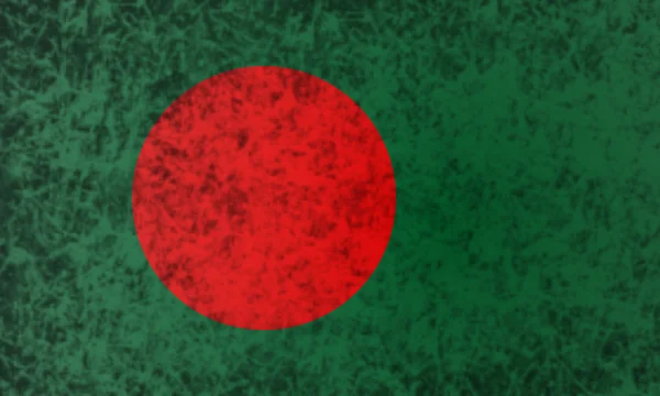 孟加拉国的旗子. — 图库照片