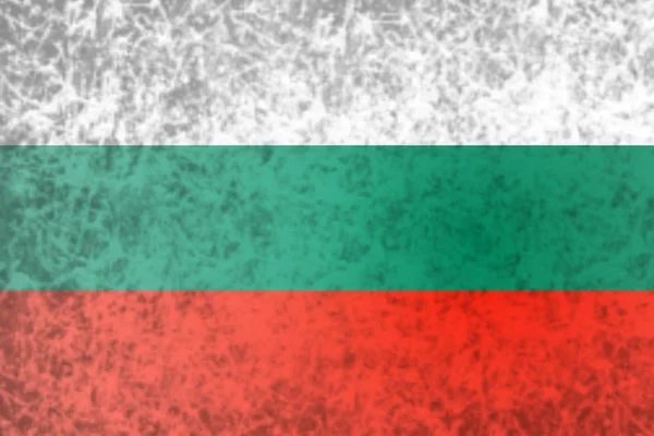 Flaga Bułgarii. — Zdjęcie stockowe